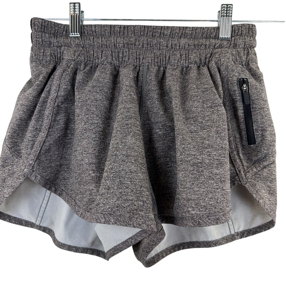 Lululemon Tracker Short Gray Women's Athletic Shorts Size 6 Running Sportswear M